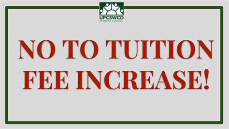 No Tuition Fee Increase .